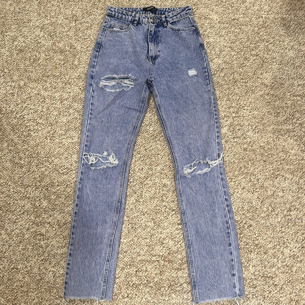 Missguided High Rise Mom Jeans
